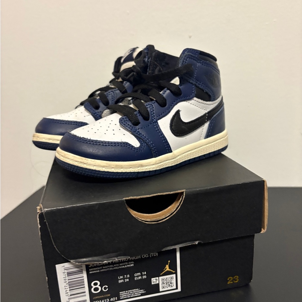 Nike Kids Sneakers - Blue, White, Black